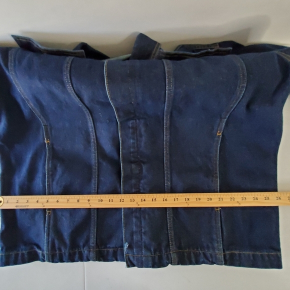 Nike Jordan Two3 Jean Jacket Size XL Jumpman Vintage 00's Loose Cut Trucker Rare - Picture 12 of 16